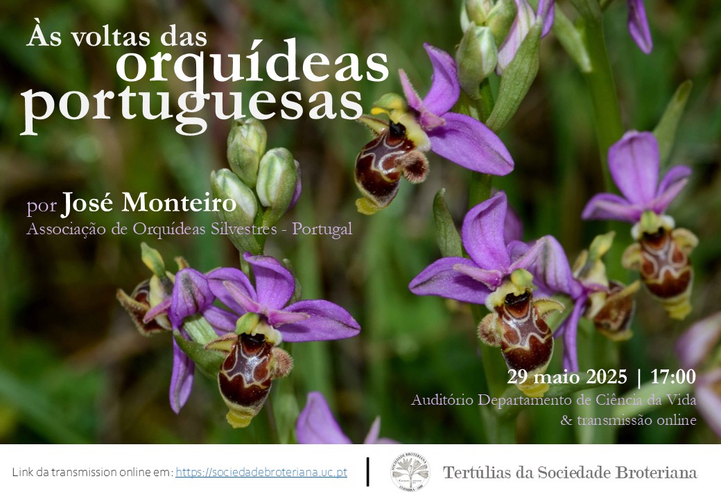 Tertúlia – Às voltas das orquídeas portuguesas, 29 maio 2025, 17:00
